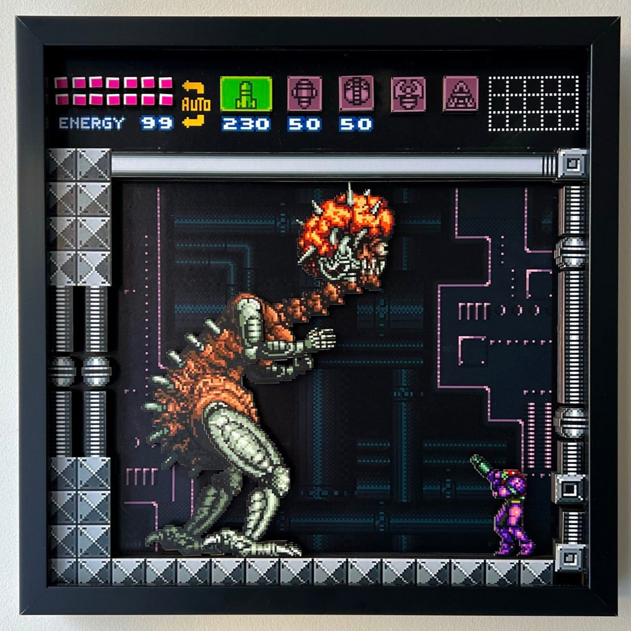 Super Metroid Shadow Box